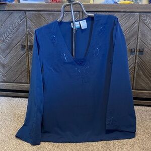 Announcement maternity Chic Deep Blue Women's Blouse